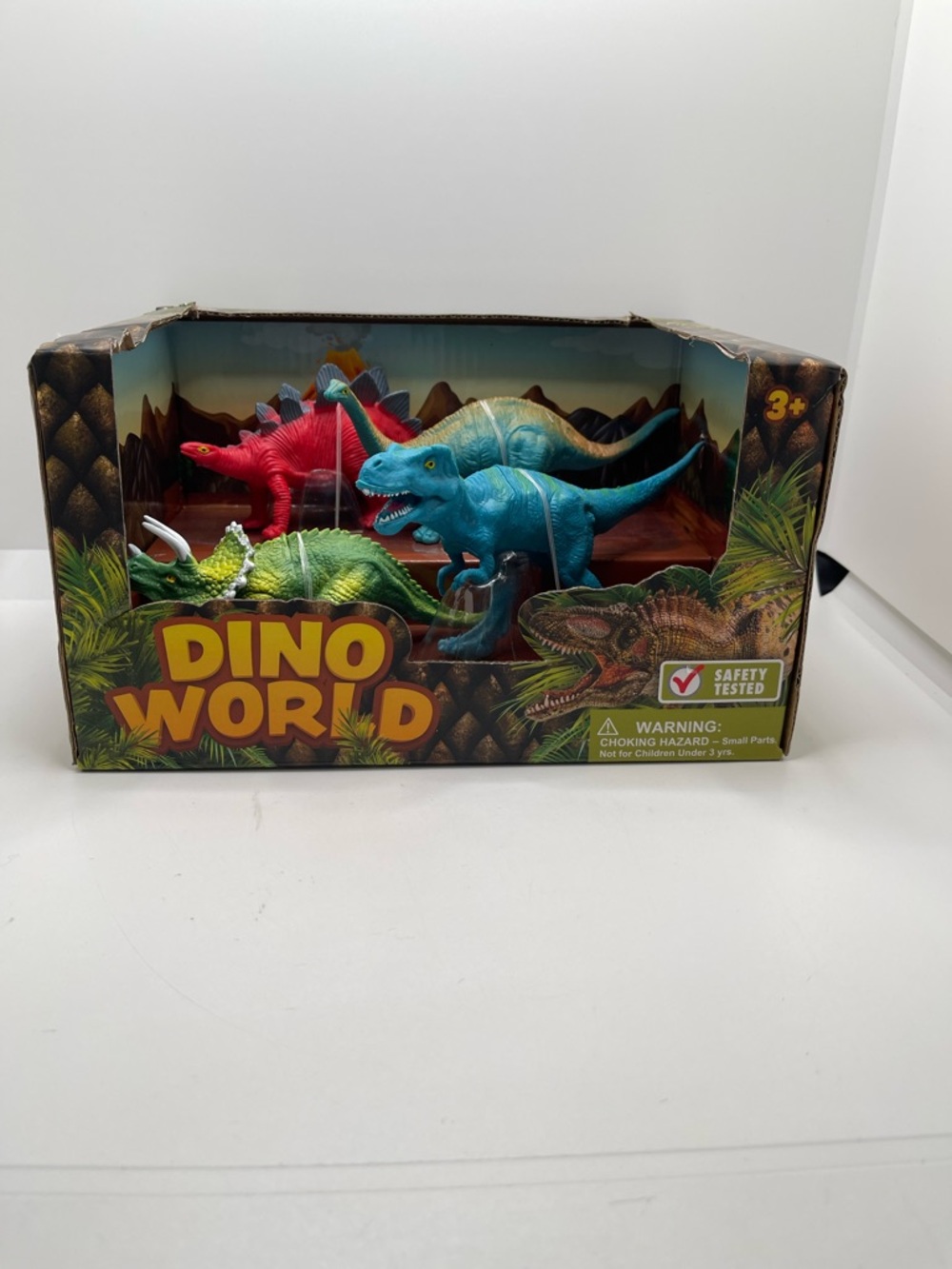 Jurassic World Animal Kingdom Dino World Set of 4 Dinosaurs New